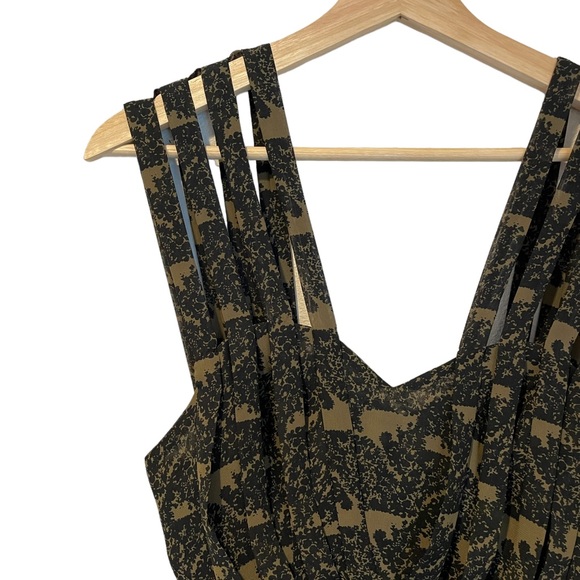 Black and Green Mini Cocktail Dress Size XS - Picture 3 of 6